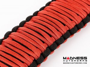 Jeep Wrangler JK Para Cord Seat Mount Grab Handle - Red